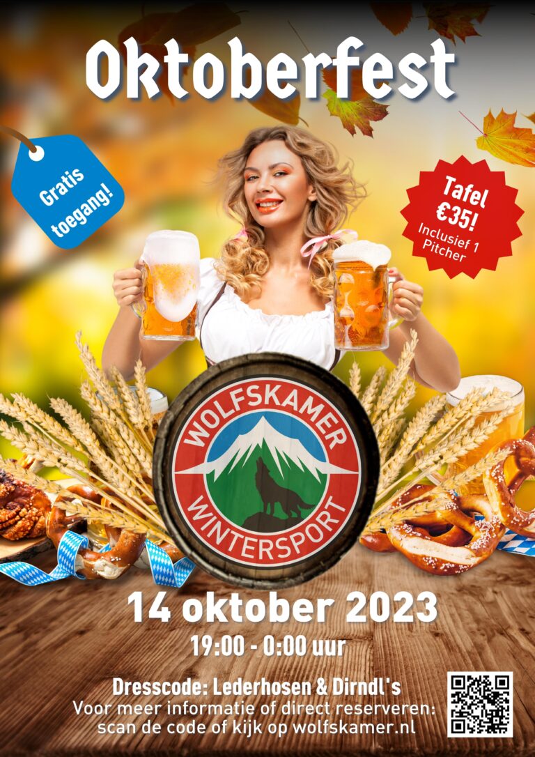 Oktoberfest 2023 14 oktober van 19:00 tot 0:00 uur